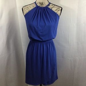 Cynthia Rowley XS halter blue summer dress